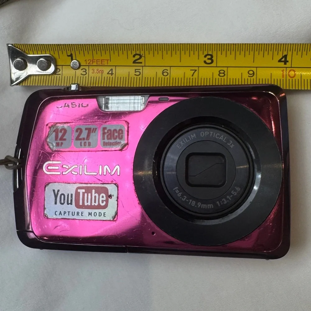 CASIO EXILIM EX-S7 CCD‎ 12MP Digital Camera Metallic Fully Tested battery incl.